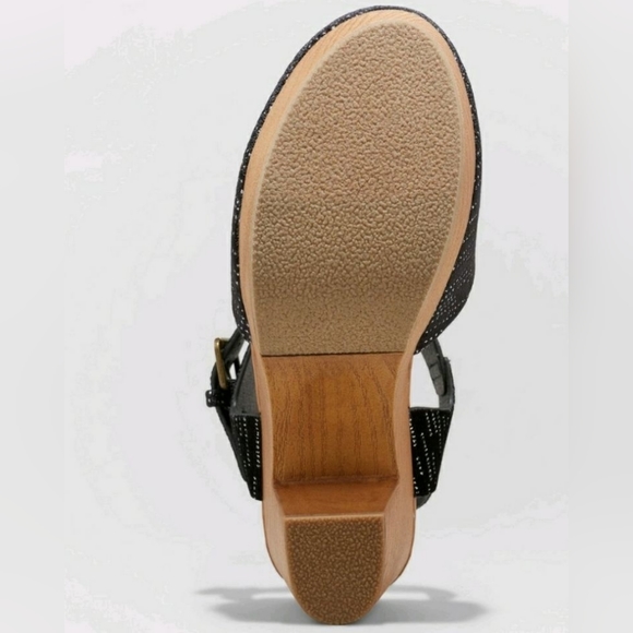 New Women's Marcia Jet Black and Silver heels - Picture 3 of 8